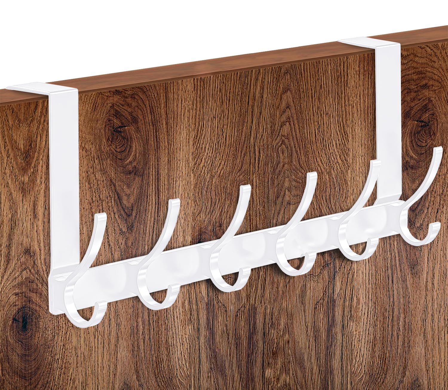 MIVITOOM Over Door Hanger with 6 Hooks