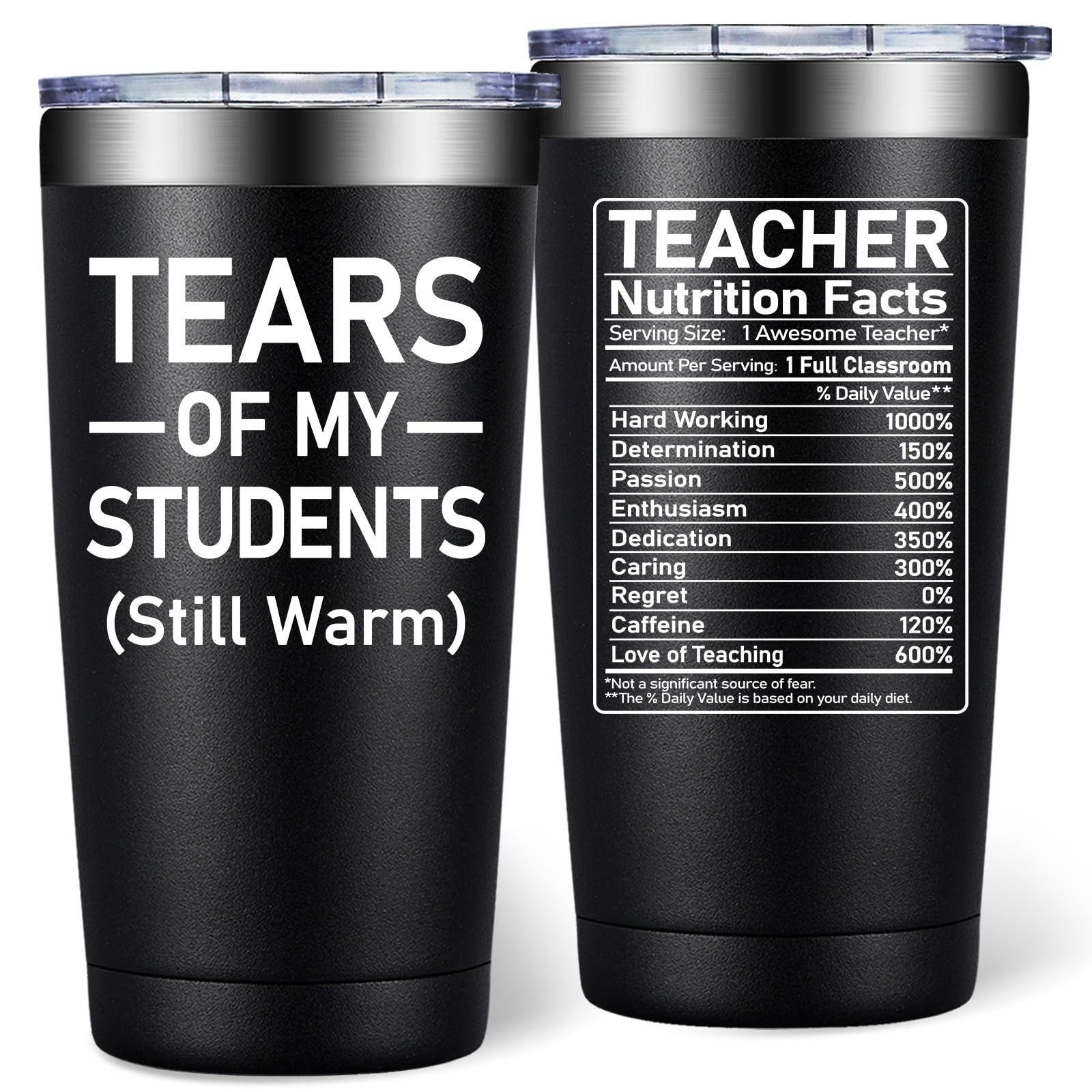 DOEARTE Teacher Appreciation Gifts - Male Teacher Christmas Gift - Teachers Gifts for Men - Valentines Gift for Male Teachers form Students - 20oz
