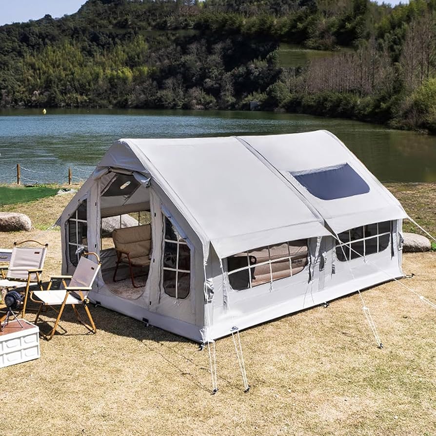 Amazon.co.jp: エアーテント 大型 6〜8人用 インフレータブルテント 4