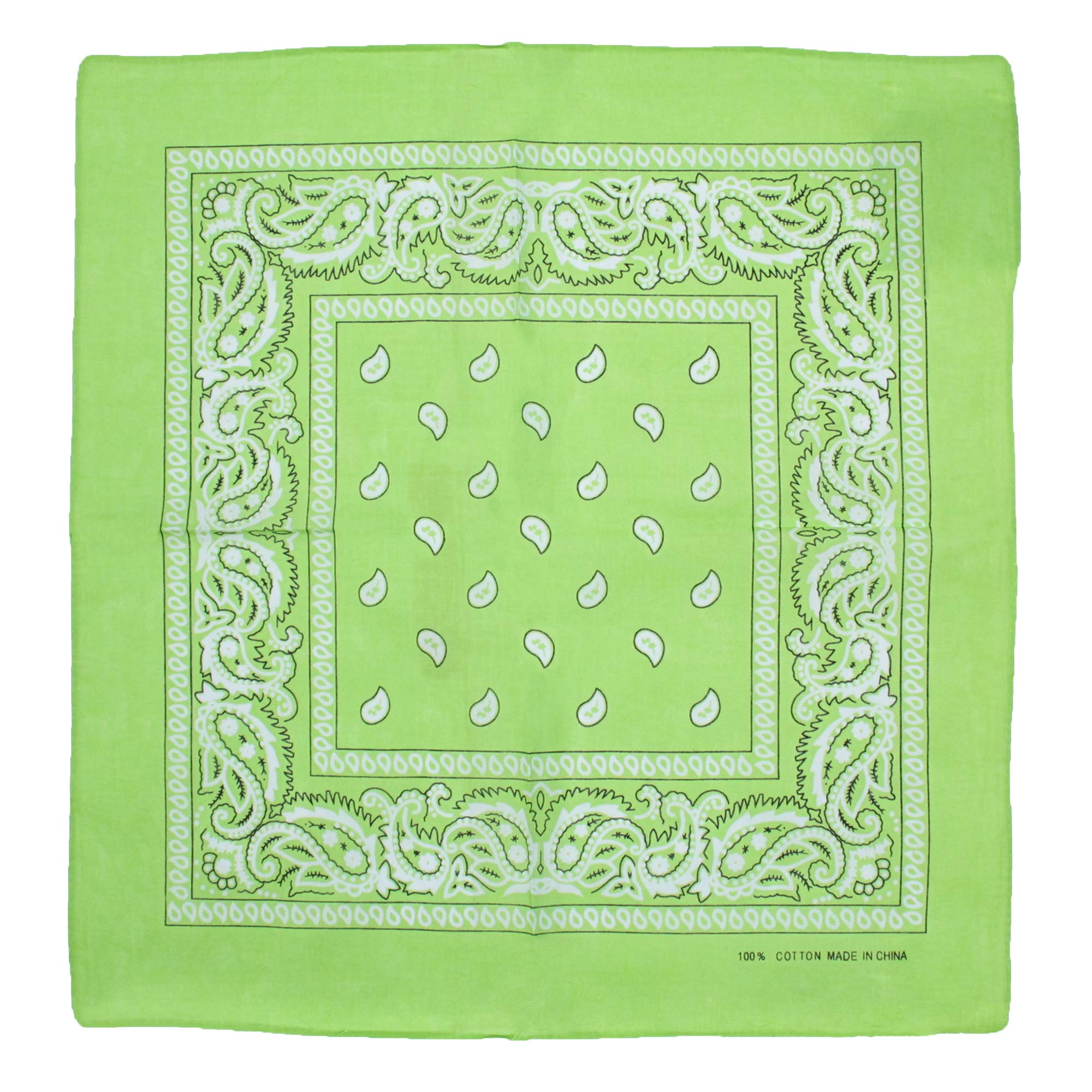 Zac's Alter Ego Retro Vintage Style Cowboy Paisley Bandana/Neckerchief/Durag