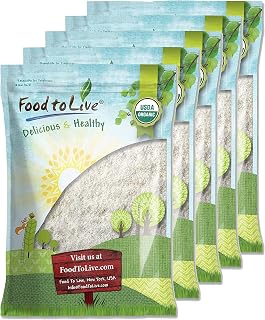 Food to Live Organic Shredded Coconut, 25 Pounds – Non-GMO, Unsweetened, Desiccated, Medium Shreds, Kosher, Vegan, Bulk. No Sulfites Added. Rich in Dietary Fiber. Perfect for Baking, as a Topping.