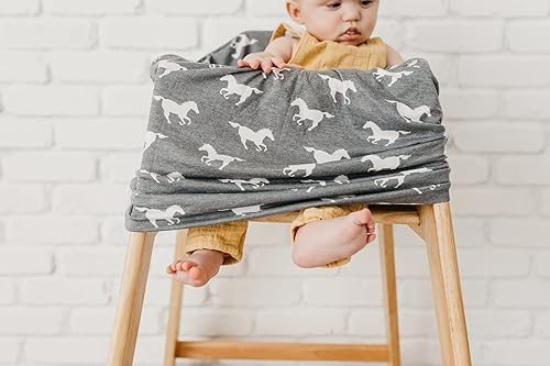 Miniatura 4 de Copper Pearl Funda multiusos fundas de asiento de automóvil, funda de lactancia y funda de cochecito para el sol, tela elástica, uso para todas las