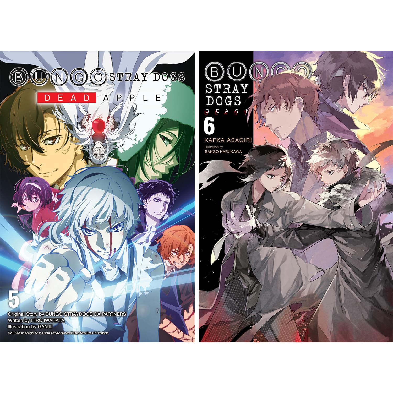Bungo Stray Dogs Light Novel Set Vol 1-8