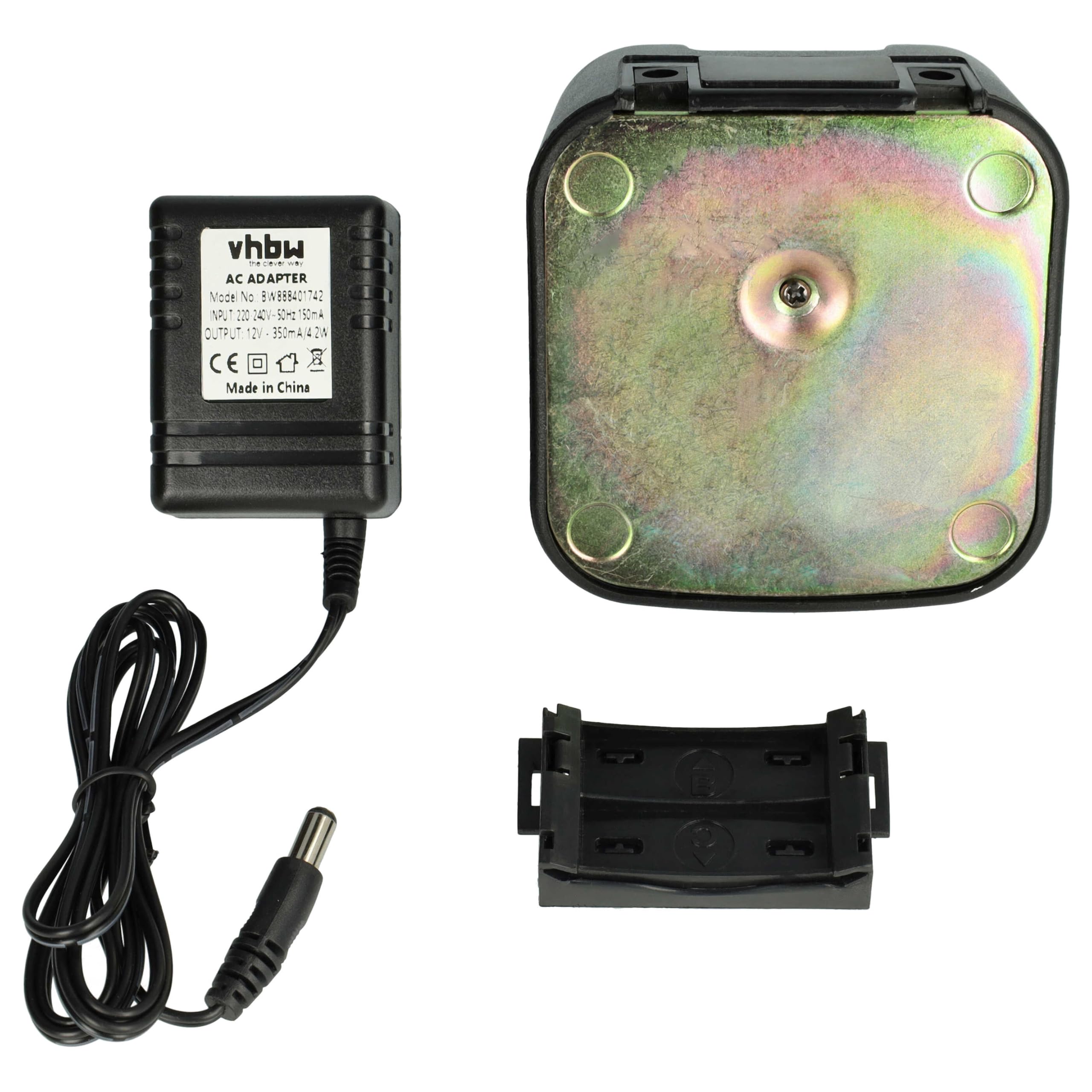 vhbw Chargeur Double Compatible avec Icom IC-A24, IC-F11, IC-A6, IC-A6E, IC-A24E Batteries de Radio - Socle + Prise