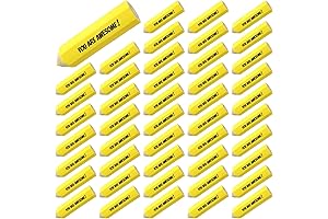 50 Pieces Pencil Shaped Erasers in Bulk
