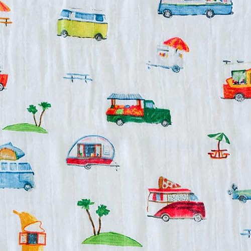 Miniatura 4 de Little Unicorn - Manta de muselina de algodón  Individual  100% algodón  Súper suave  Recién nacidos y bebés  47 x 47 pulgadas  Unisex (Adobe