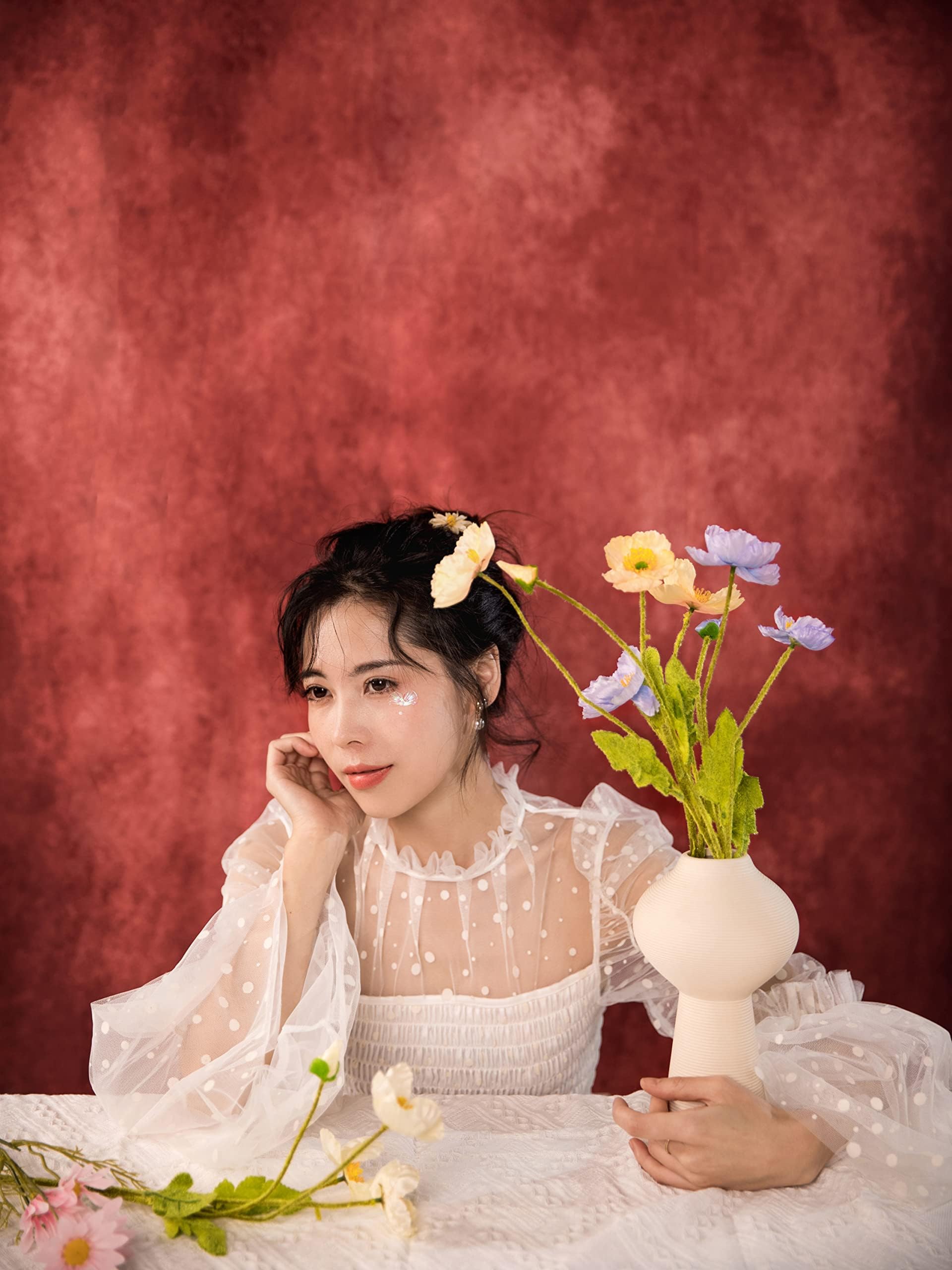 Kate 2x2m 復古 赤い色 背景布 テクスチャ 写真 背景 人物撮影 撮影 Amazon | Kate 2x2m 復古 赤い色 背景布 テクスチャ 写真 背景 人物