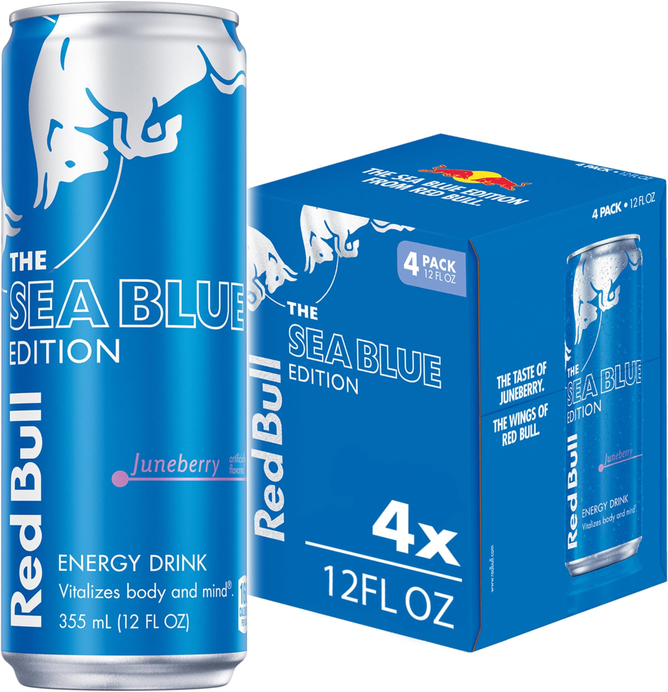 Red Bull Energy Drink, Juneberry, Sea Blue Edition
