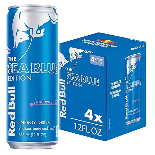 Vista 87 de Red Bull Yellow Edition - Bebida energética tropical, con 80 mg de cafeína más taurina y vitaminas B, 8.4 onzas líquidas, paquete de 24 latas