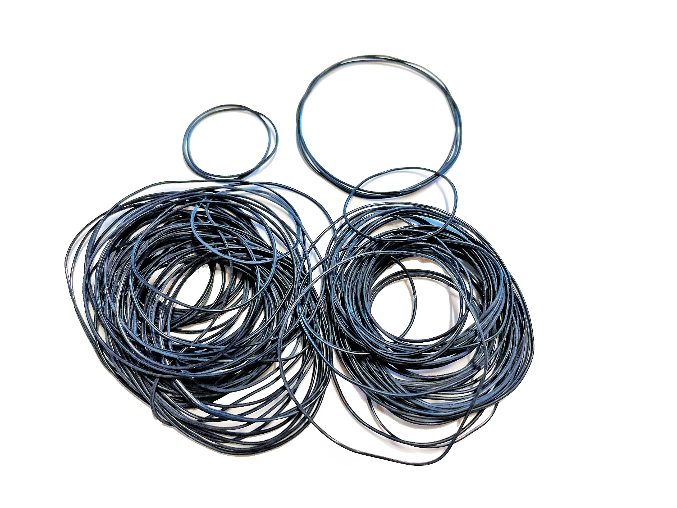 Proops Watch Replacement Gaskets, 32-50mm, 100 Round Profile 0 Rings/Rubber Washers for Watches (J1105) Free UK Postage