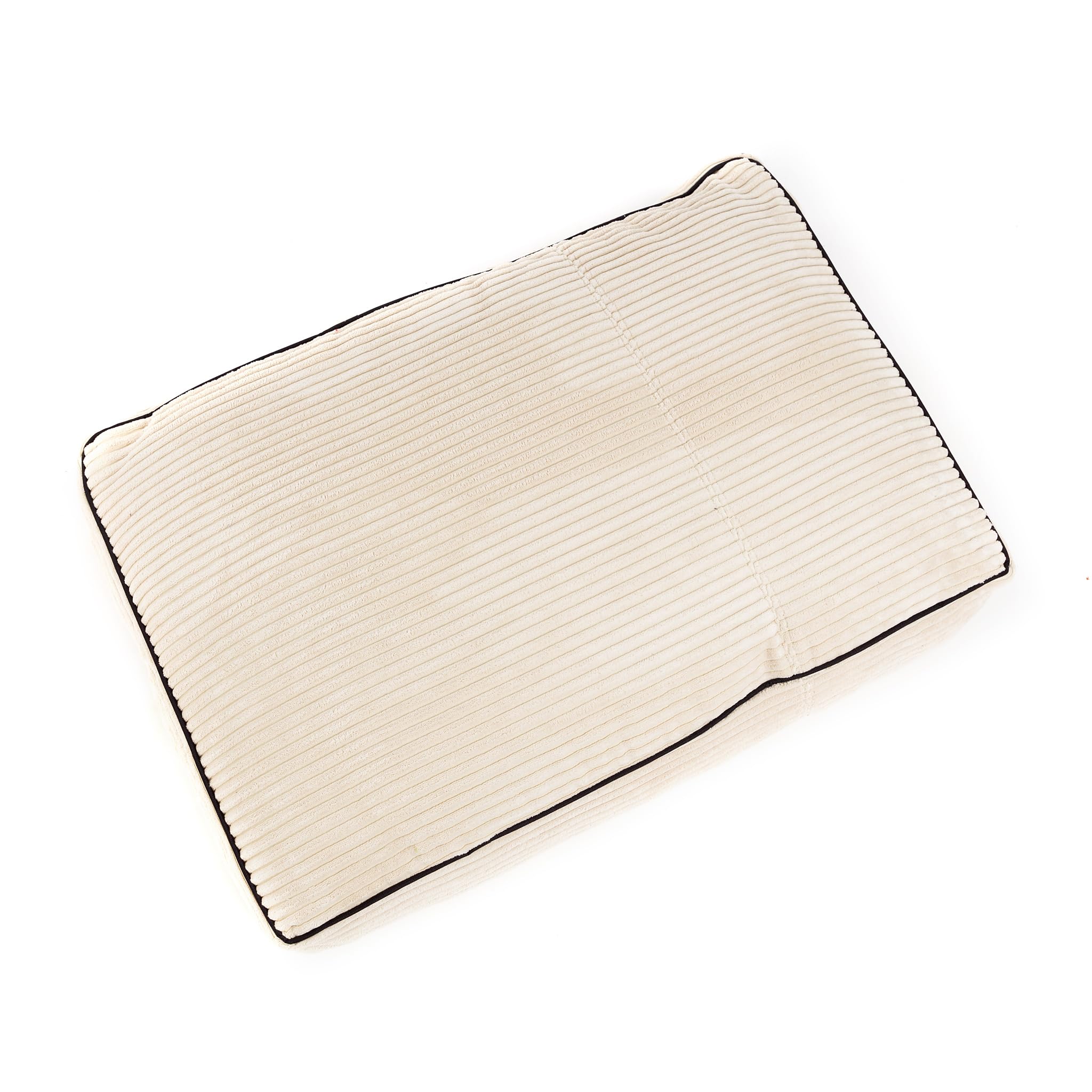 ECOPUF - Poducha Dla Psa S Sztruks – Miękkie Legowisko 80x60x15 cm Dla Mniejszych Psów, Gąbkowe Wypełnienie Izolujące Od Zimnego Podłoża, Odporna Na Zabrudzenia - SZ03