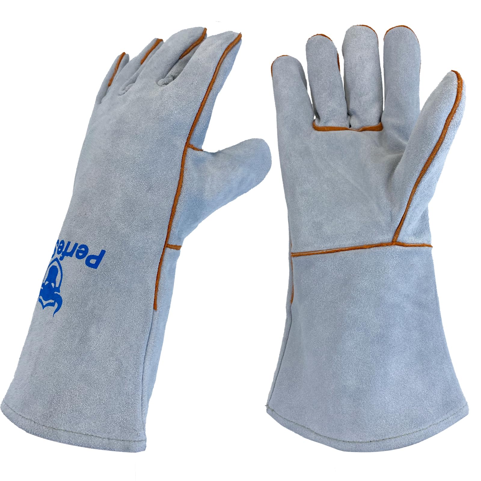 Welding Gloves 14 Inches 932 Heat Fire Resistant Leather Welding