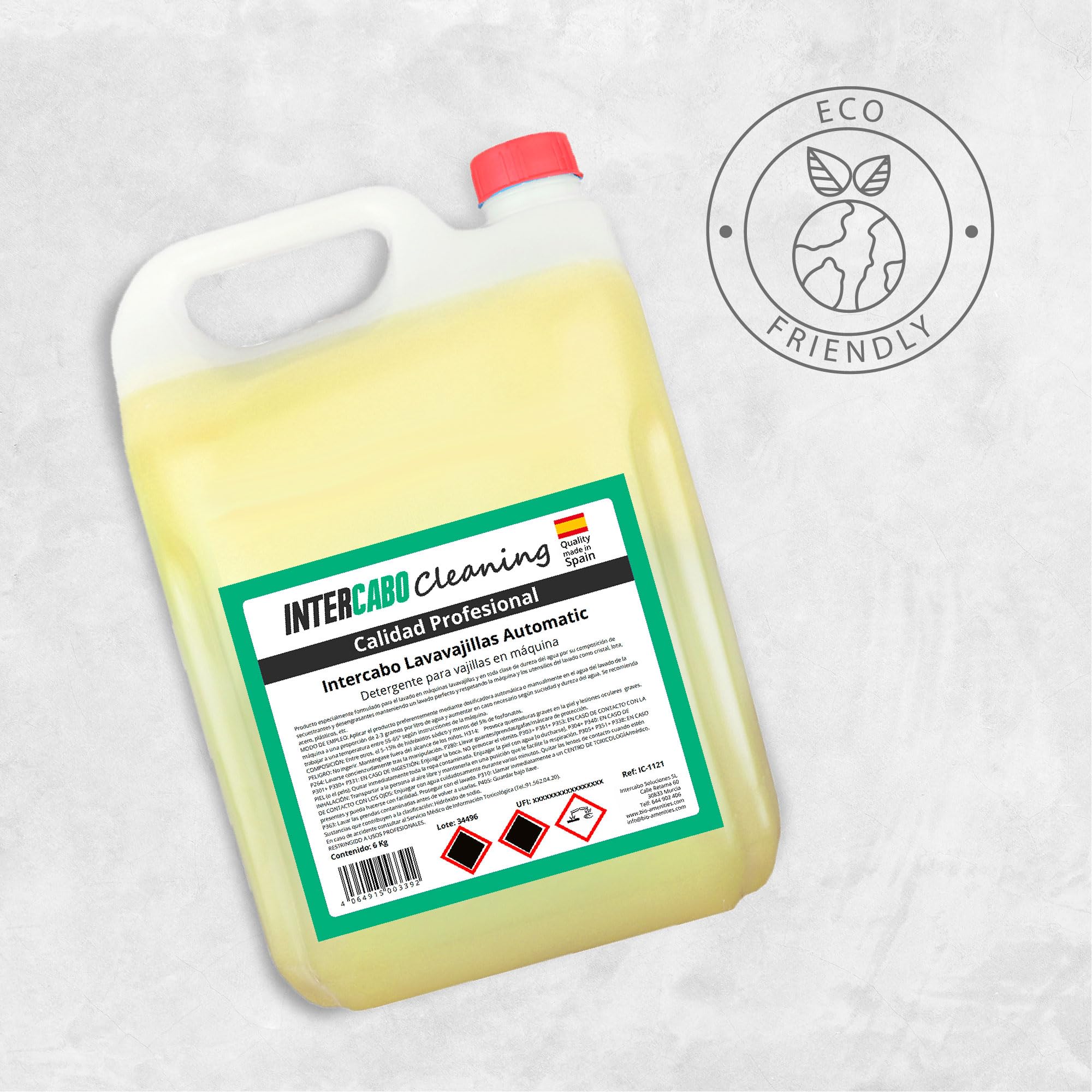 Detersivo Lavastoviglie Professionale – Formula concentrata antigrasso – Rimuove residui alimentari – 5 litri – Uso intensivo per ristoranti, cucine industriali, mense