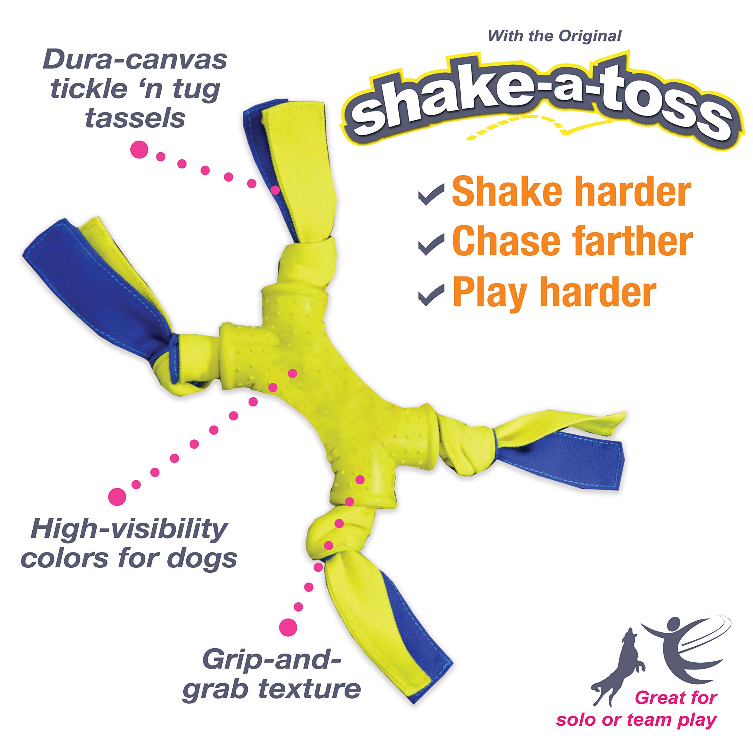 Nylabone Power Play Interaktives Apportierspielzeug für Hunde l Bereicherung Hundespielzeug für das ultimative Spielerlebnis