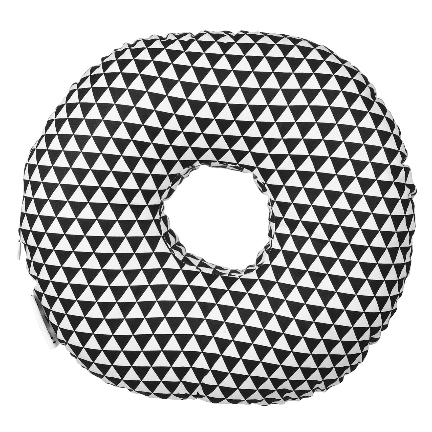 Happyyami Donut Pillow for Ear Piercing Cotton Pillow for Ears Sleep Pillow Hole for Ears Side Sleeping Neck Support Pillow