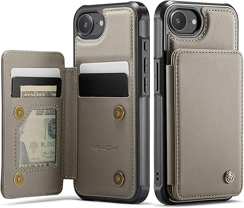 Miniatura 114 de Vinich Funda tipo cartera para iPhone 11 con tarjetero y ranuras de crédito con bloqueo RFID, función atril, a prueba de golpes, para iPhone 11