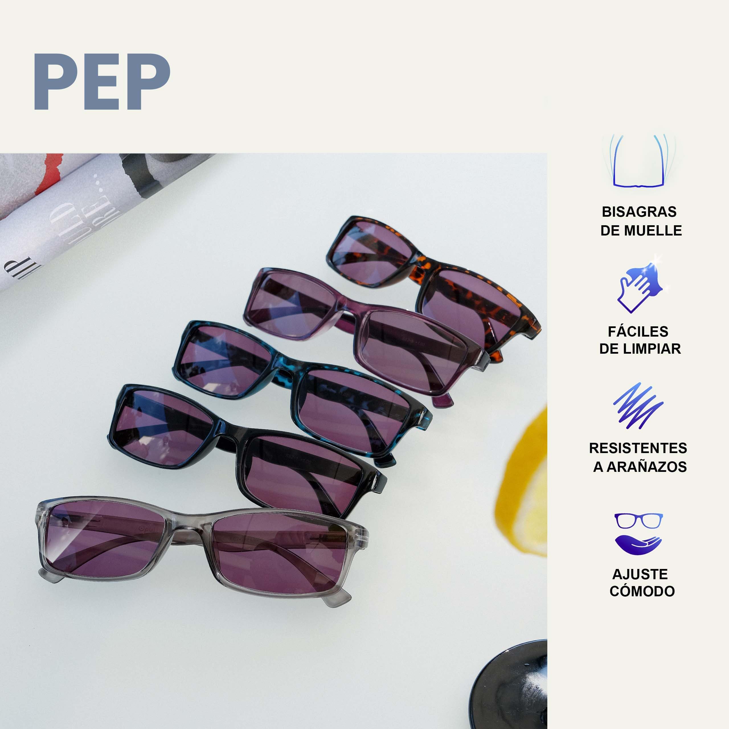 OPULIZE La Compañía Gafas De Lectura Negro Lectores De Sol UV400 Estilo Diseñador Hombres Mujeres S92-1 +2,00