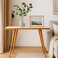 Buffet Aparador Retrô de Madeira Maciça com Pés Palito Sala de Estar, Cantinho do Café e Decoração Moderna (Branco Amadeirado)