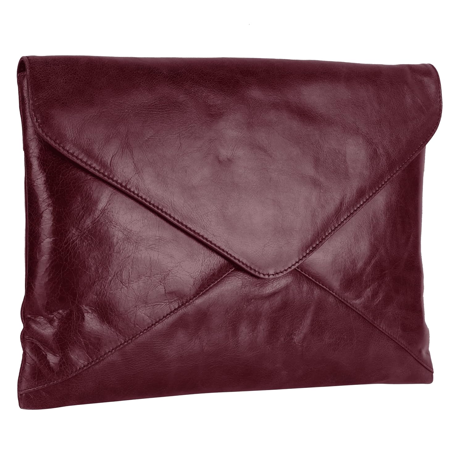 Massi Miliano Genuine Leather Laptop/MacBook Protective Sleeve for Women (Venezia) (Maroon) Massi Miliano Genuine Leather Laptop/MacBook Protective Sleeve for Women (Venezia) (Maroon) - Ready to refresh your style for less
