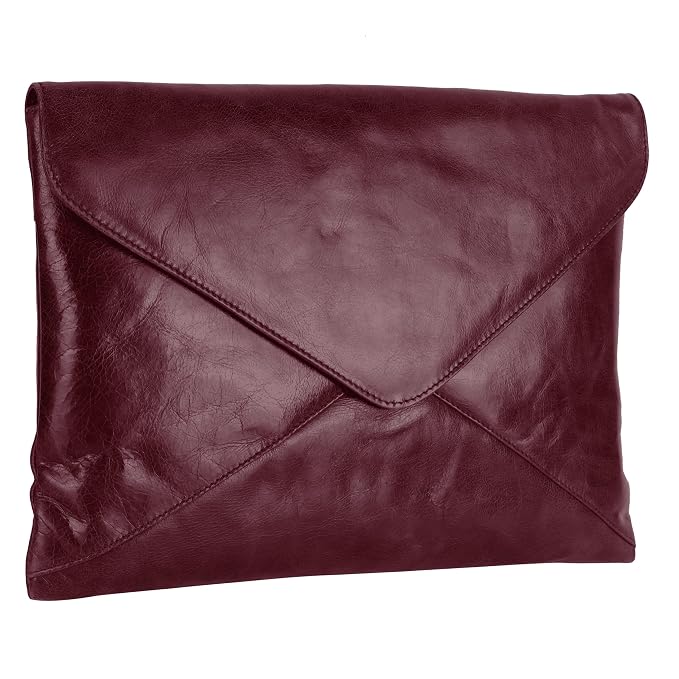 Massi Miliano Genuine Leather Laptop/MacBook Protective Sleeve for Women (Venezia) (Maroon) Massi Miliano Genuine Leather Laptop/MacBook Protective Sleeve for Women (Venezia) (Maroon)