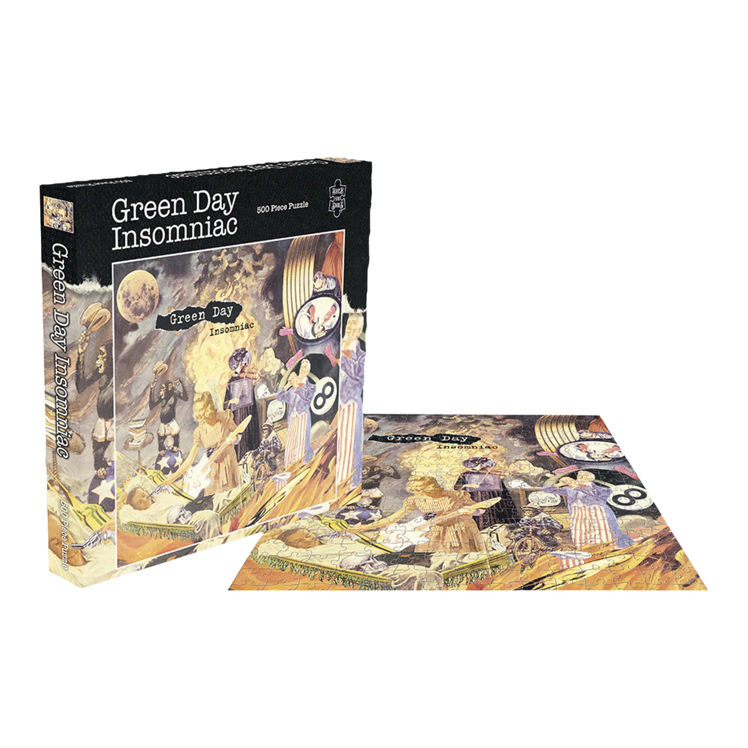 Amazon.com: Green Day Insomniac (500 Piece Jigsaw Puzzle) : Green