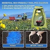 Vista 4 de Gel Absorbente para Inodoro Portátil, Polvo para Inodoro Portátil Polvo para Excremento y Orina para Acampar Senderismo al Aire Libre