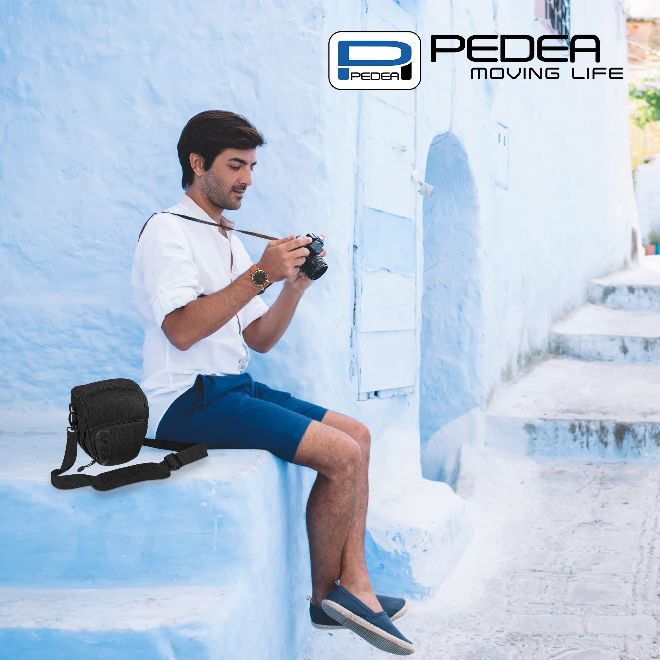 PEDEA GmbH 65065414 Torba na Lustrzankę cyfrową "Fashion" Rozmiar Średni Czarny