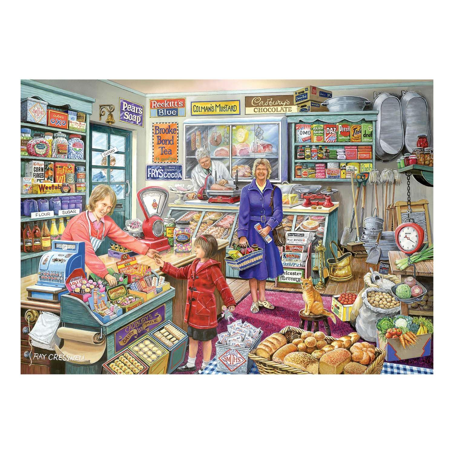 The House of Puzzles Please May I Have Jigsaw Set, 2 x BIG 500 Piece Jigsaws for Adults Multi Puzzle Pack, Artist Illustrated - Image 2