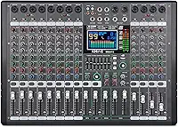 Kmise Mesa De Som Digital Pro-Series 12 Canais, Console Interface Com Recursos Dj, Equalizador 7 Bandas, Display Led 48 V E Saída Usb/Sd/Fm/Wma
