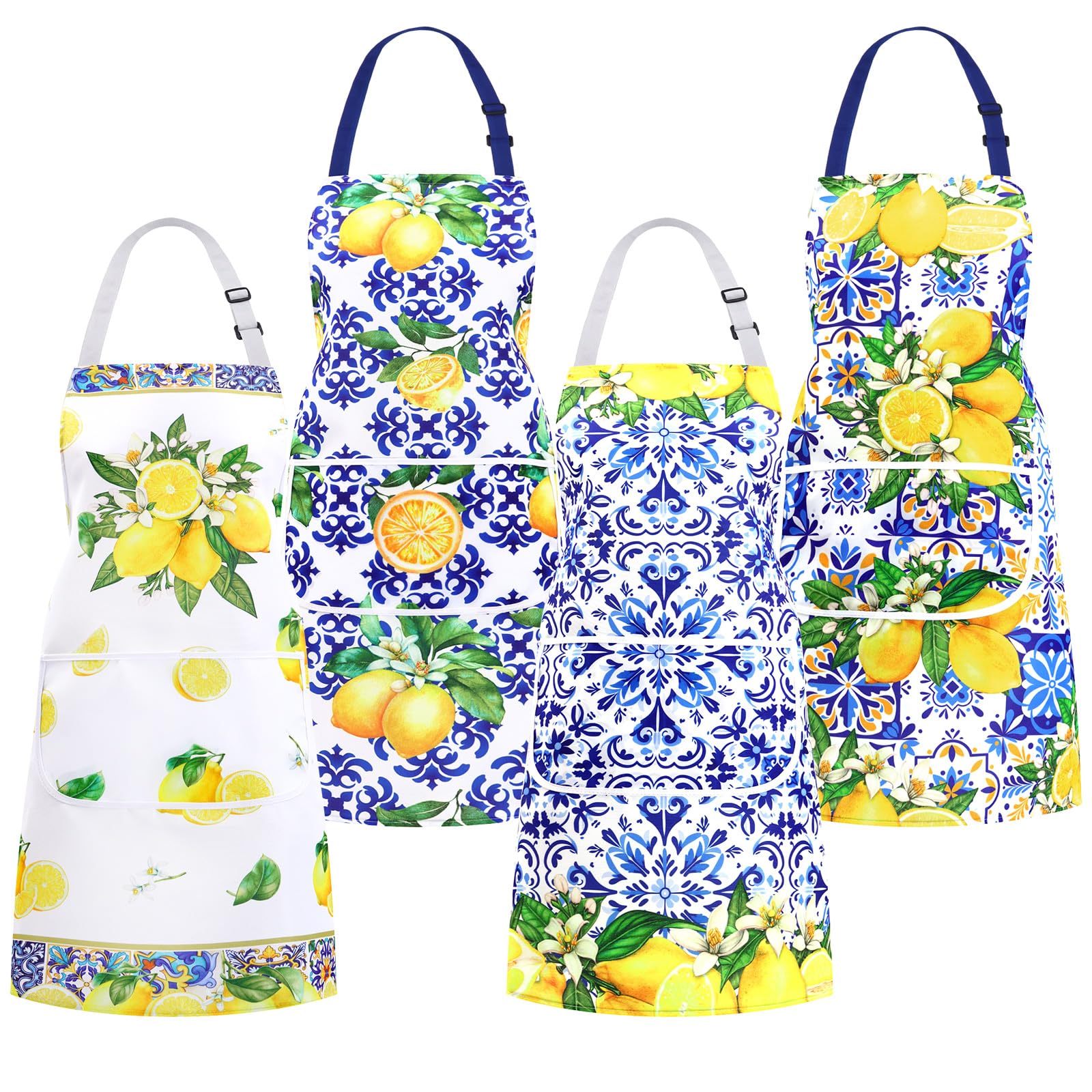 Photo 1 of Newcotte 4 Pcs Italian Lemon Aprons