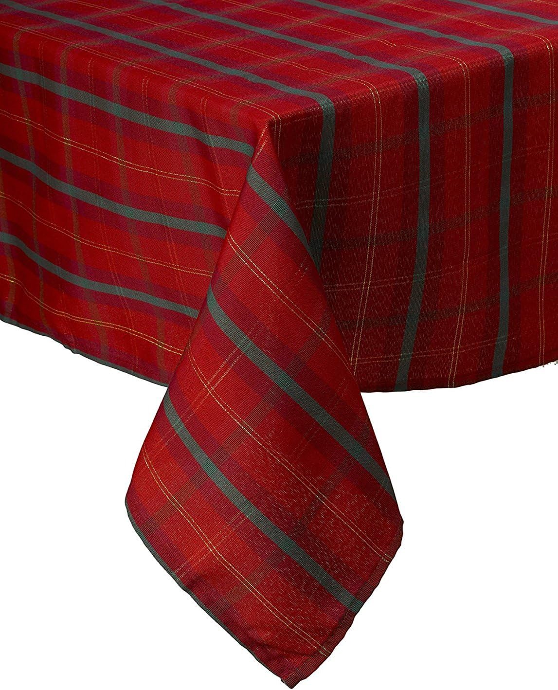 Red Tartan Tablecloth 52/70"