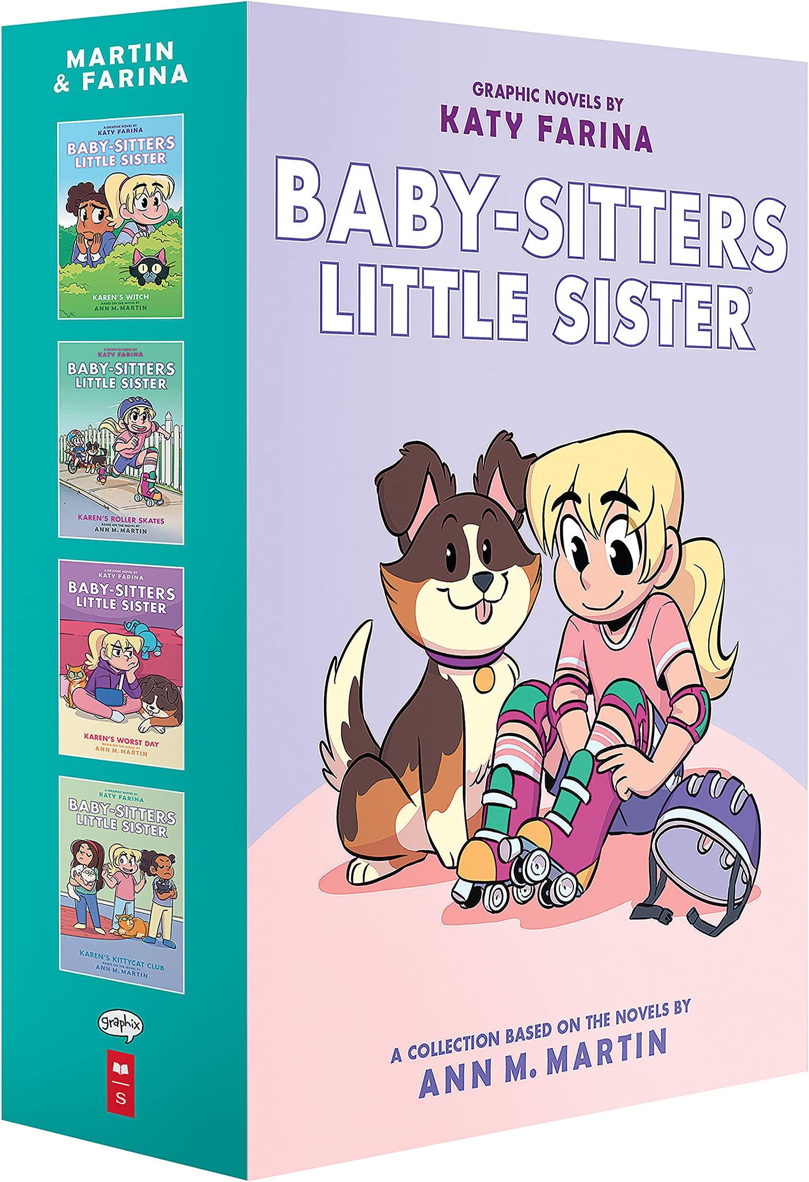 The Baby-Sitters Little Sister Graphic Novels #1-4: A Graphix Collection (Adapted Edition) (Baby-Sitters Little Sister Graphix) Paperback – 7 Dec. 2023