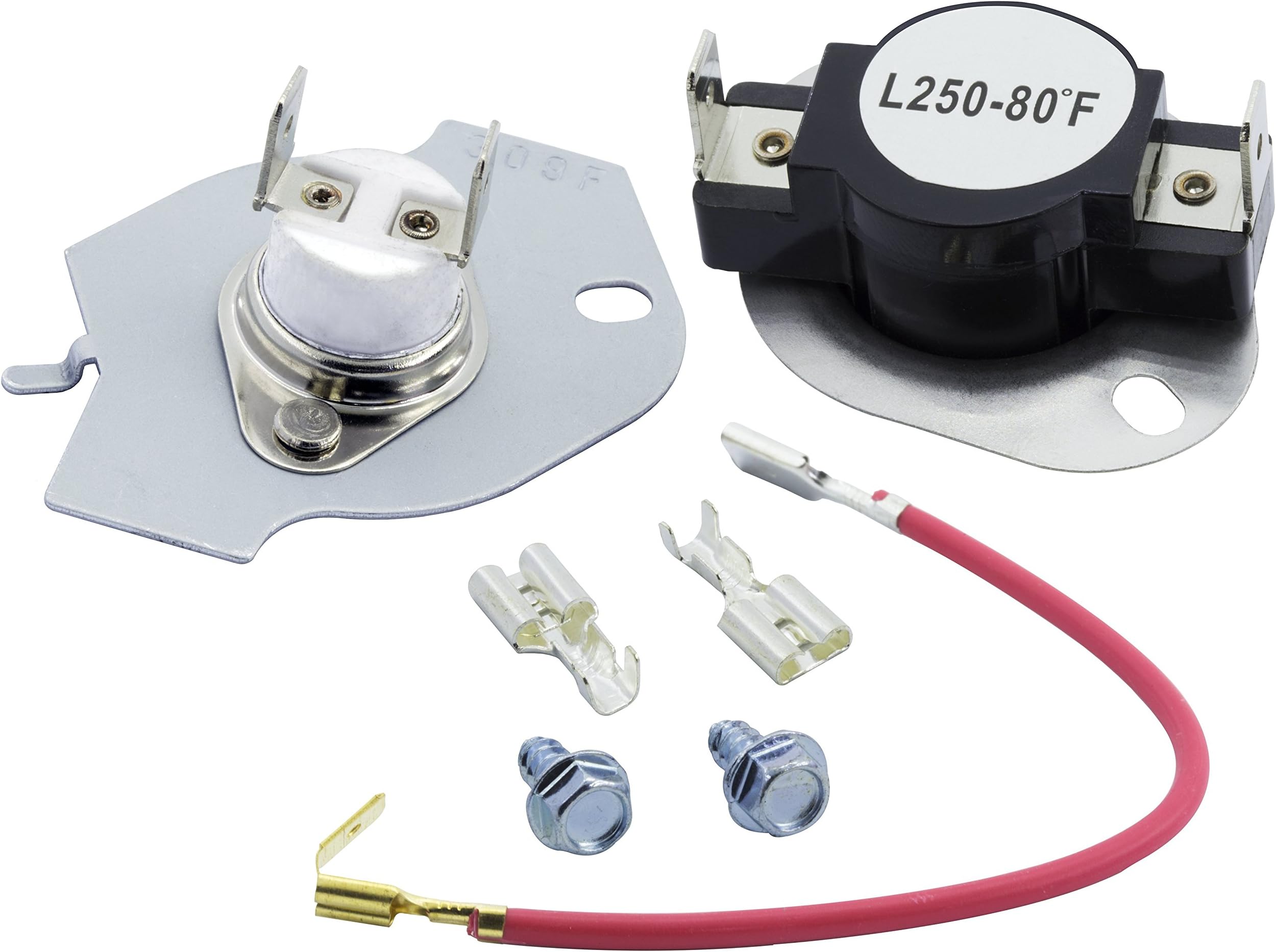 BlueStars Upgraded 279816 Dryer Thermal Cut-off Kit - Compatible with Whirlpool Kenmore Maytag Amana Dryers - Replaces 3399848 AP3094244 PS334299 3977393 WED6200SW1 NED4600YQ0 NED4600YQ1 NED4655EW1