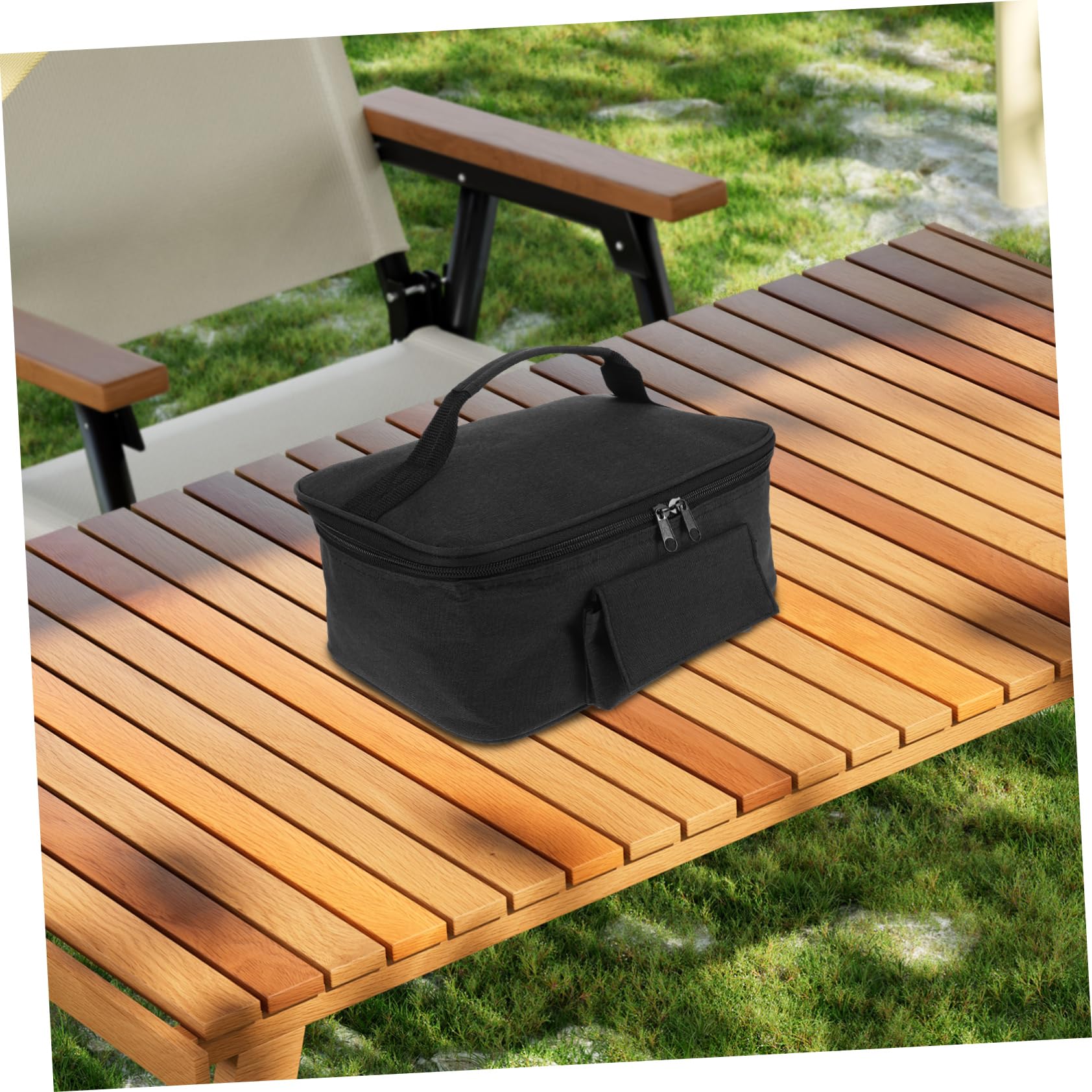 Calentador Portátil para Mantener Comida Caliente y Gran Capacidad Bolsa Térmica con Lámina de Aluminio para Picnic y Viajes en Coche y Exteriores