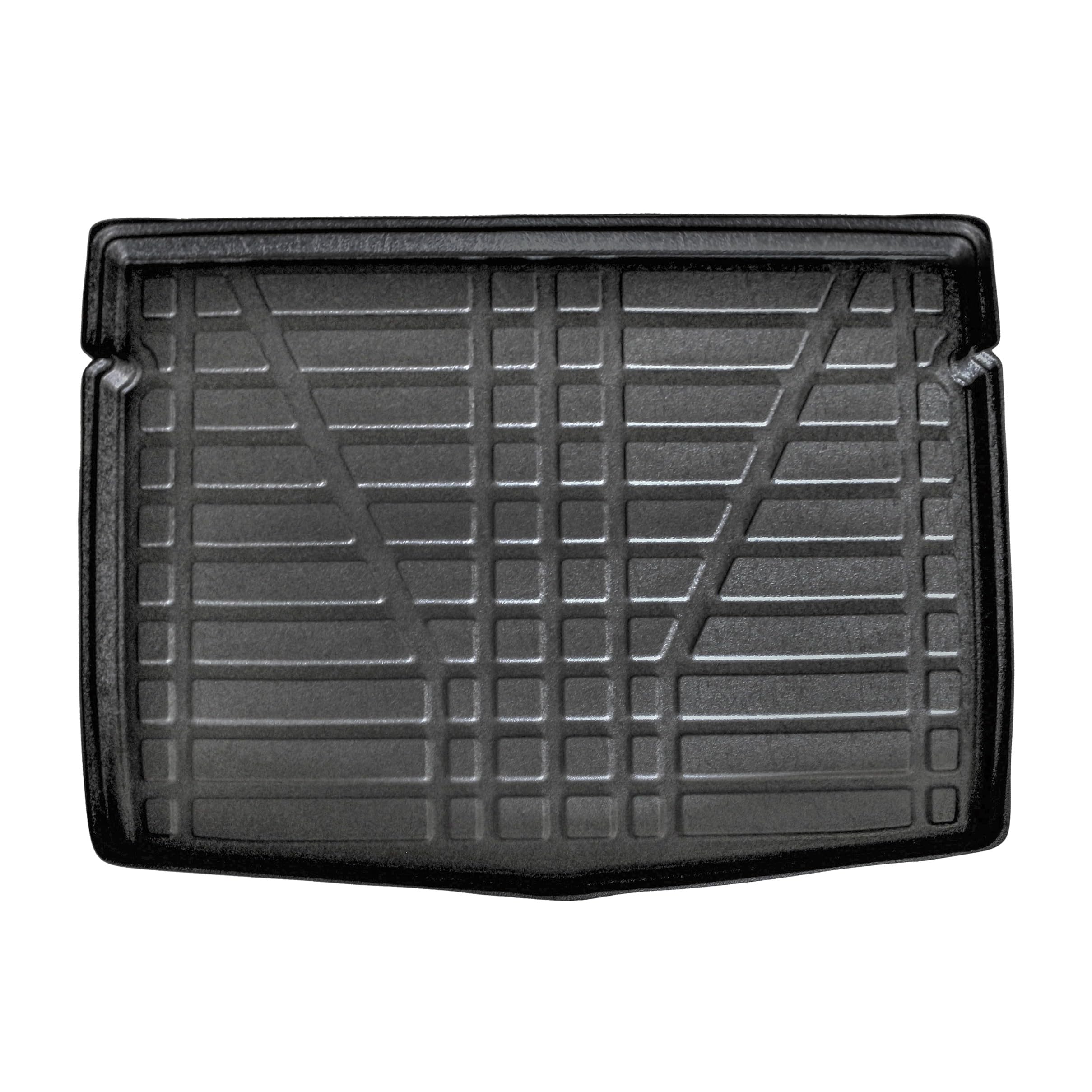 SCOUTT Tapis De Coffre sur Mesure pour Fiat Tipo 5P. Berlina Depuis 2015, Noir, Antidérapant, Bord Haut, Toutes Saisons