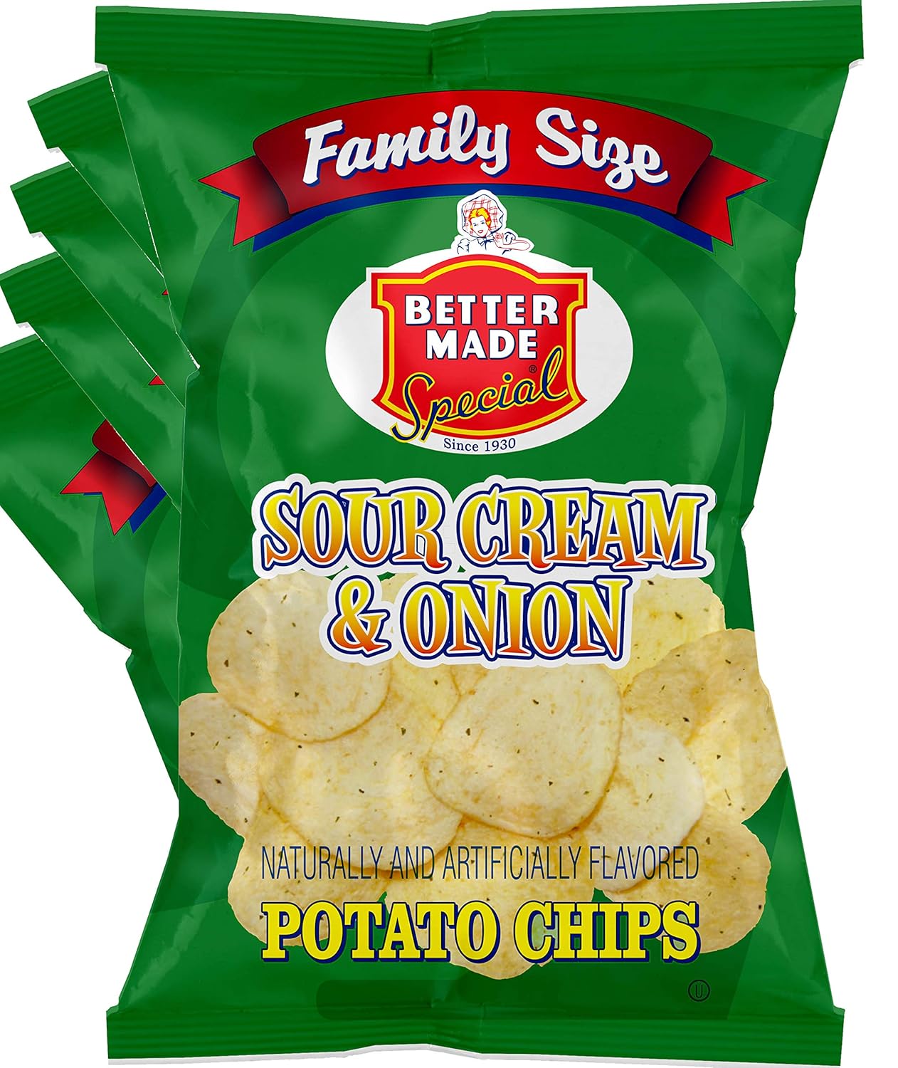 Better Made Special Potato Chips (4) x 8.510oz Bags (Pack of 4) Choose Your