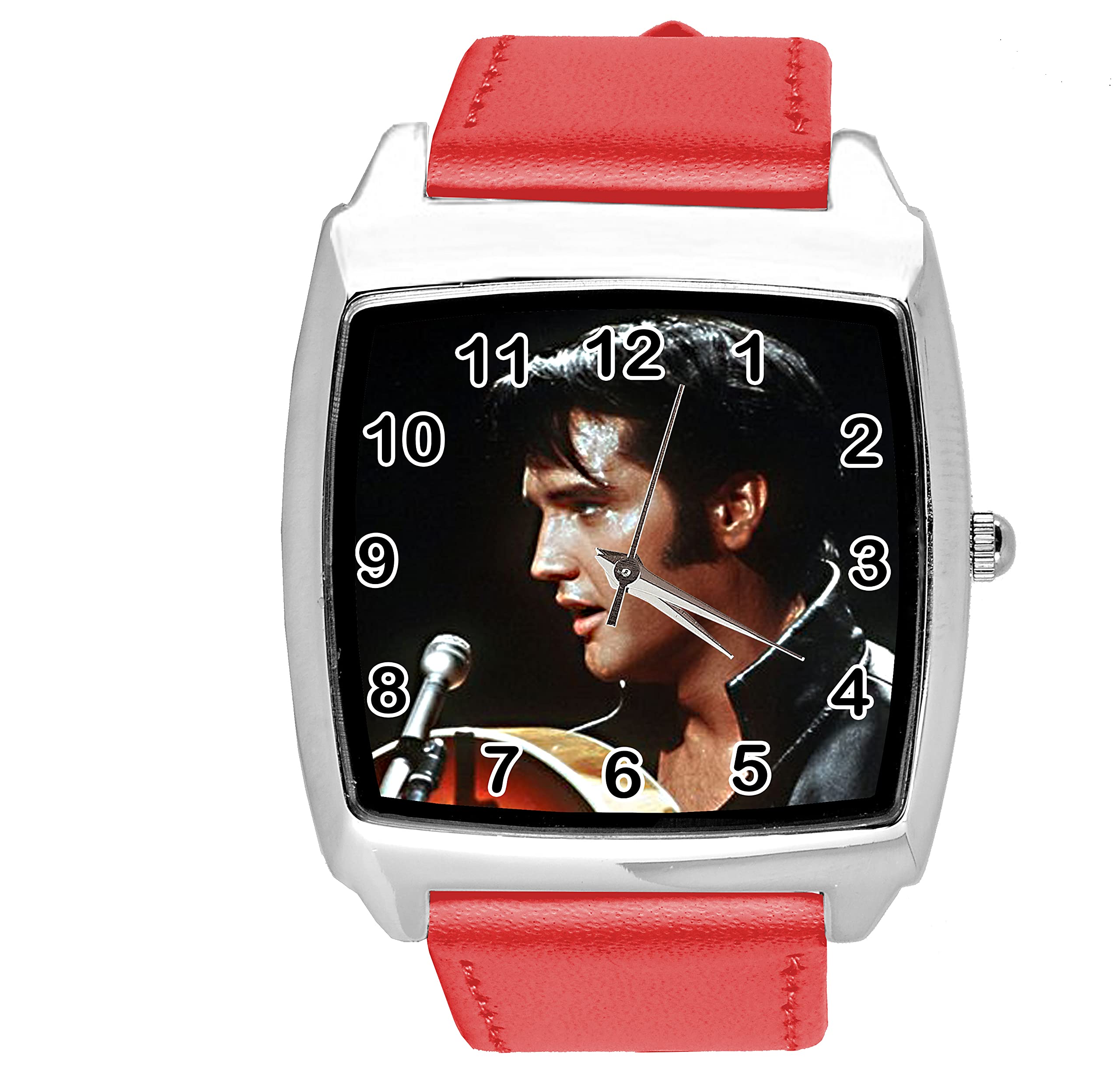 Nuovo 22mm Hornback Cinturino IN Pelle Fiore Rosso per Breitling