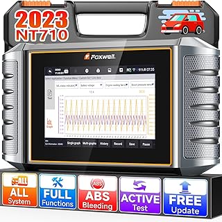 FOXWELL NT710 Diagnostic Tool OBD2 Scanner Fit for Porsche, Bidirectional Scan Tool Fit for Porsche, Full System Diagnostic Scanner, All Maintenance Service Reset Battery Registration ECU Coding