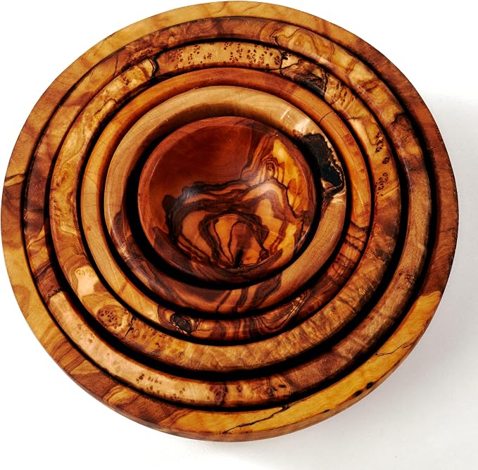 Presse-Citron En Bois D'Olivier Massif 15 Cm – Authentique Et Artisanal
