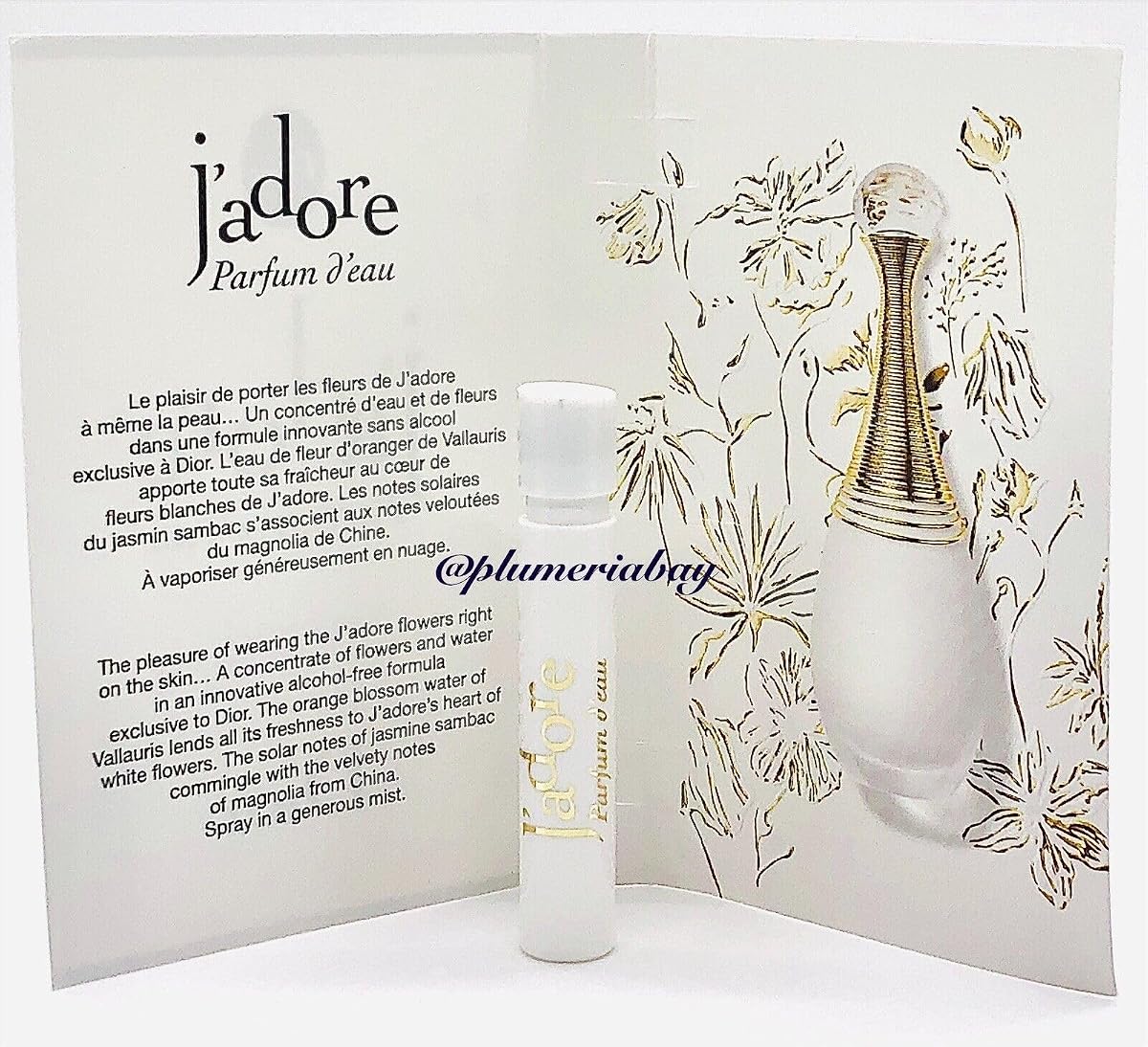 J'adore Parfum D'Eau - Juego de 3 perfumes en spray para mujer