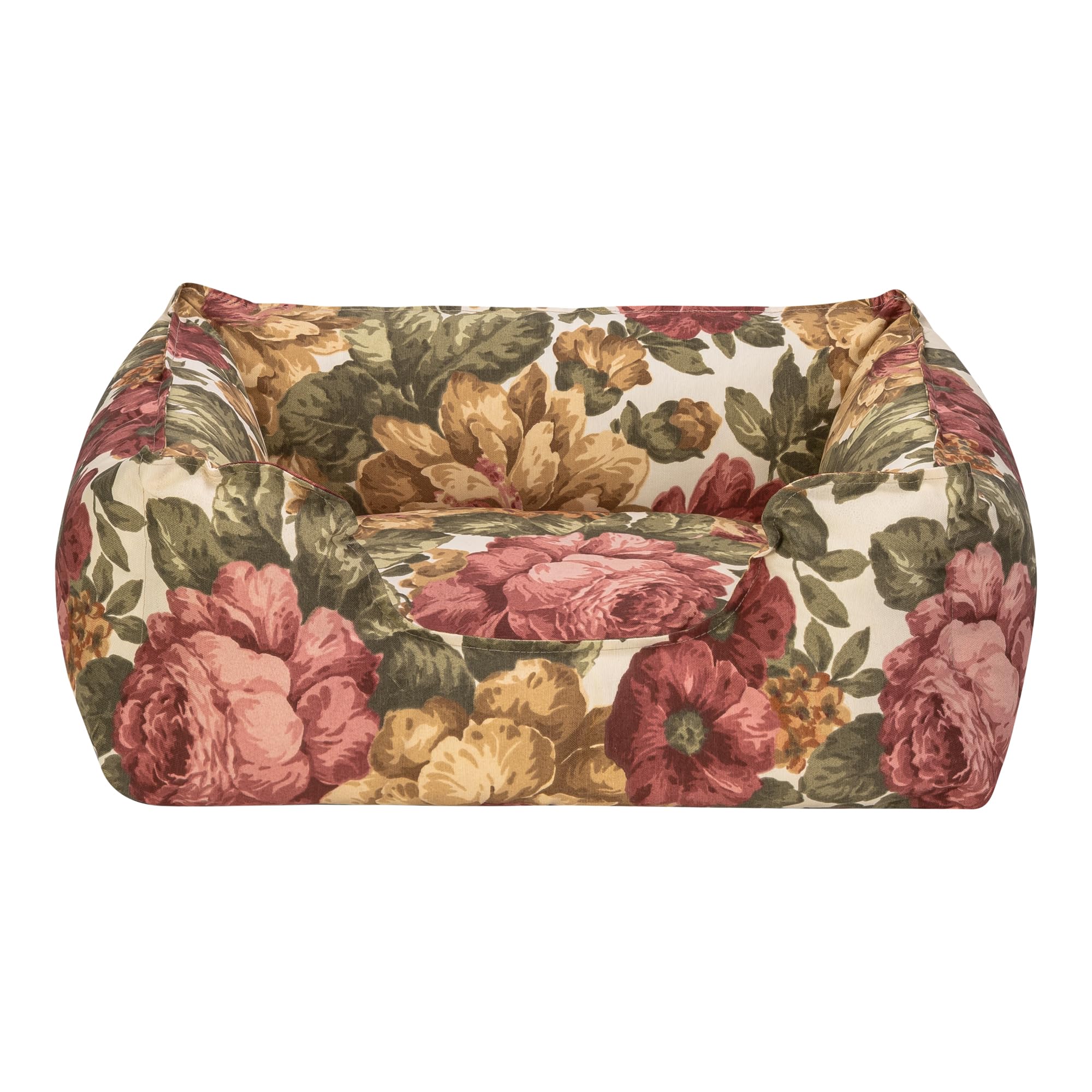 Pet Comfort Alpha Merta Gül Desenli Kedi ve Köpek Yatağı S 50x60cm