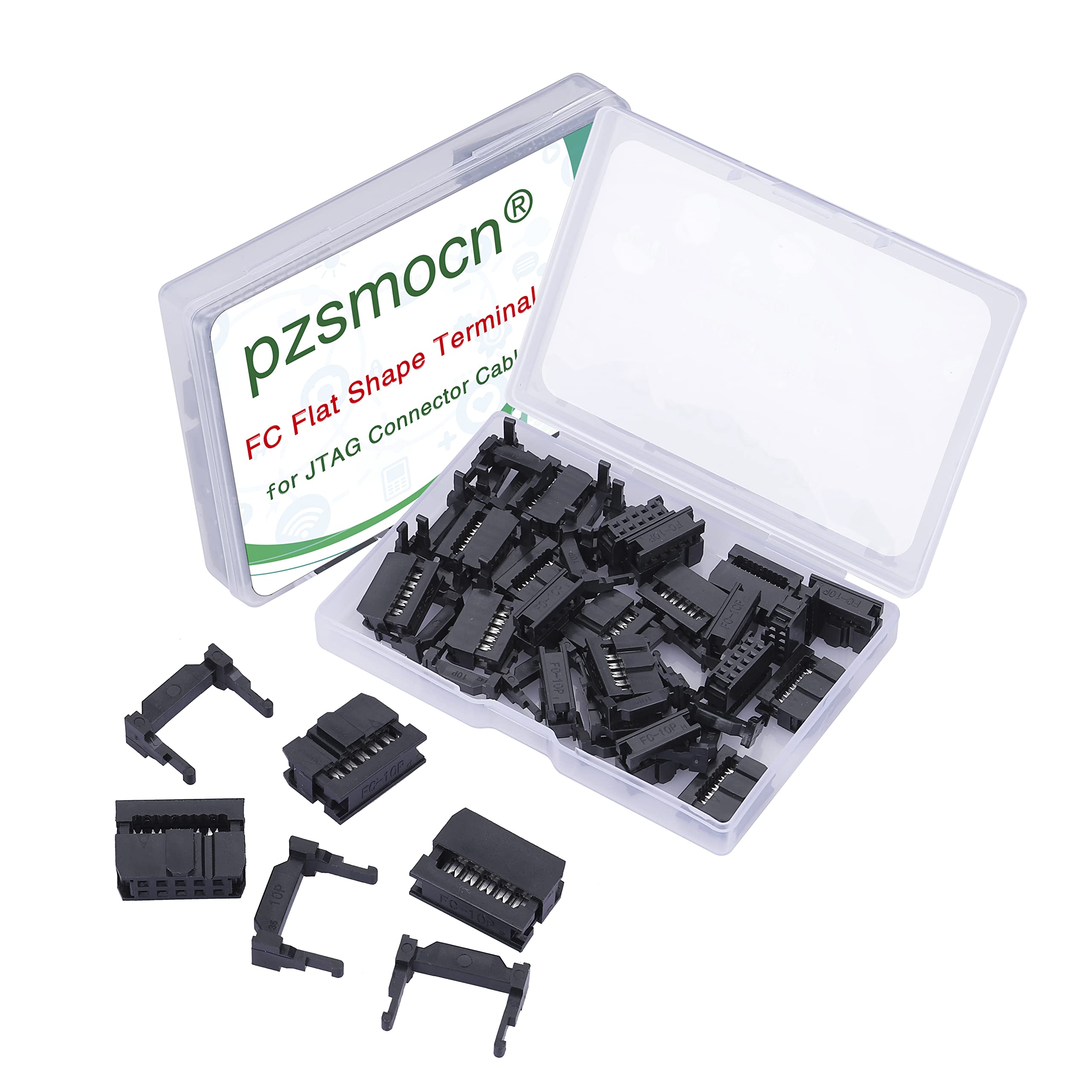20 Connecteurs IDC 2x8 16 Broches 2.54mm - Pour PCB, Projets Électroniques, Boîte De Rangement