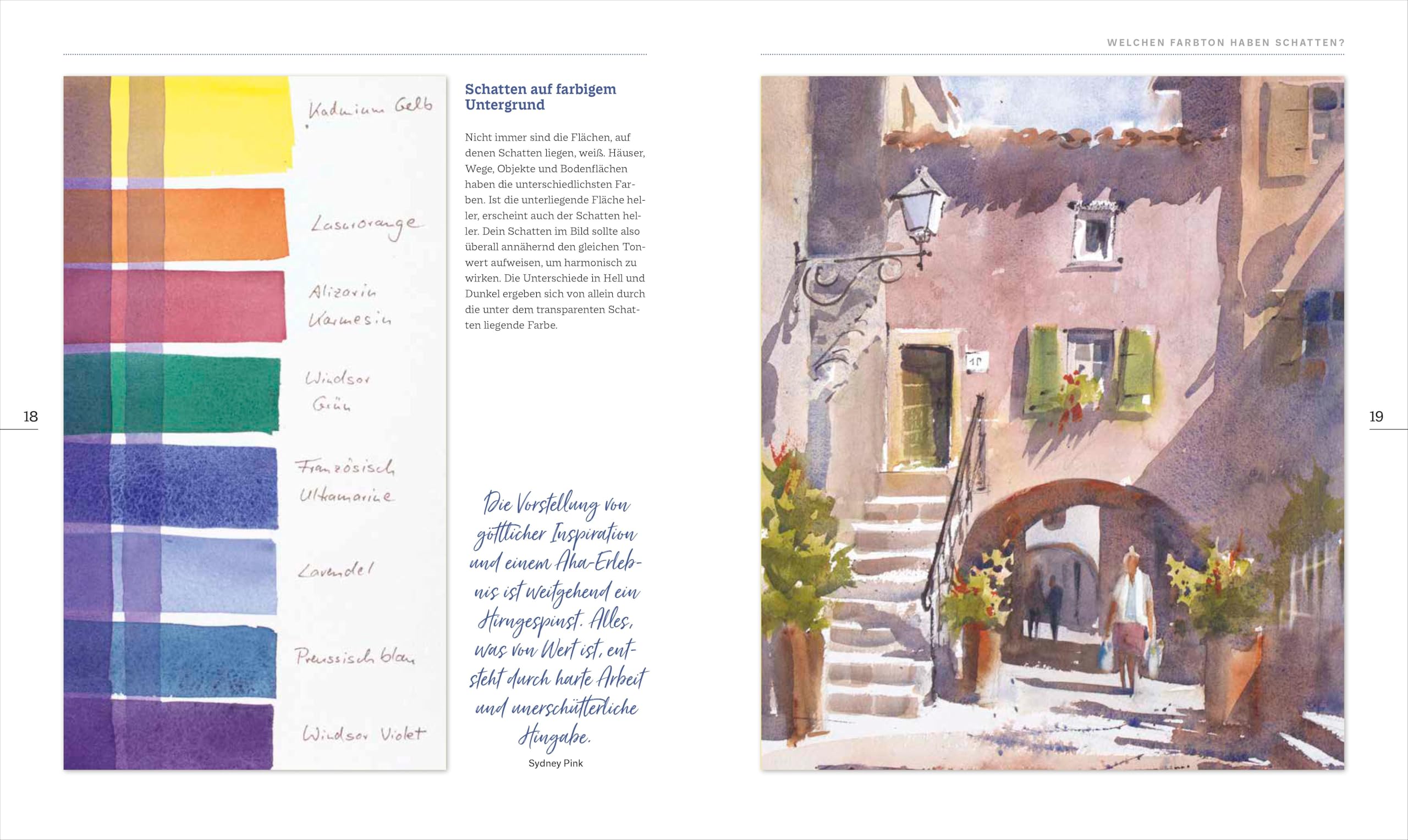 Aquarell-Buch – Mein Atelier Aquarellmalerei Licht & Schatten: Stimmungsvolle Bilder Schritt für Schritt mit Aquarellfarben malen. Detailliertes Praxiswissen mit fundierten Anleitungen.
