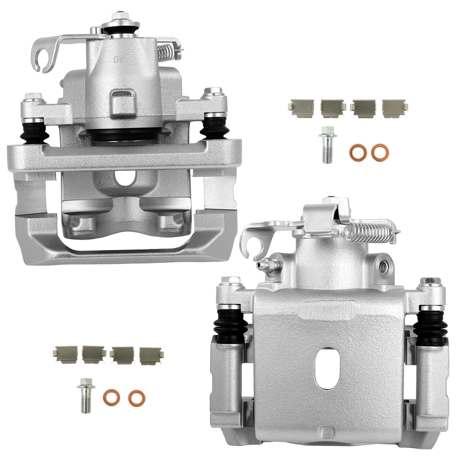 SCITOO Rear Left &amp; Right Disc Brake Calipers With Bracket 18B4909 18B4908 | Fit For Ford,For Mercury Models - For Freestar 2004-2007,For Monterey 2004-2007 2PCS