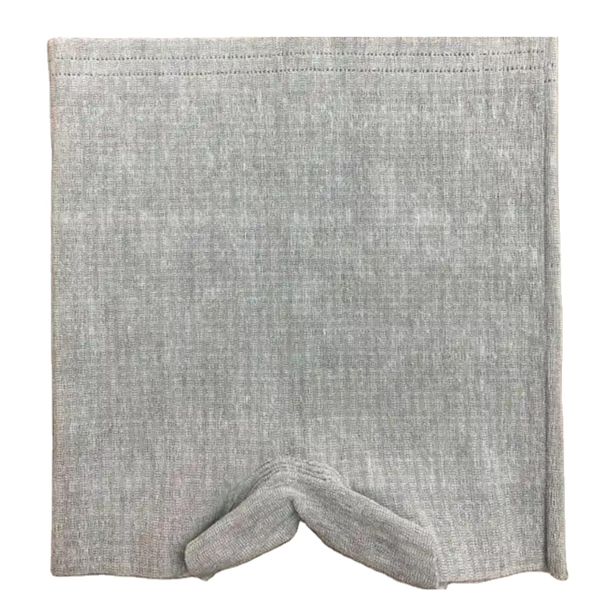 Disposable Postpartum Underwear, Disposable Boyshort Underwear, Seamless, Stretchy Support, Size Regular (Waist 28"-44" Stretched), 8 Count, Grey