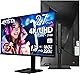AVISTA ゲーミングモニター 27インチ 320Hz(FHD) 160Hz(4K/UHD) Fast IPSパネル 1ms（DualFrameRate/HDMI×2/DisplayPort×2/VESA対応/高さ調整/縦横回転/手元灯/国内サポート/日本メーカー）ブラック ドウシシャ DGX270SHB