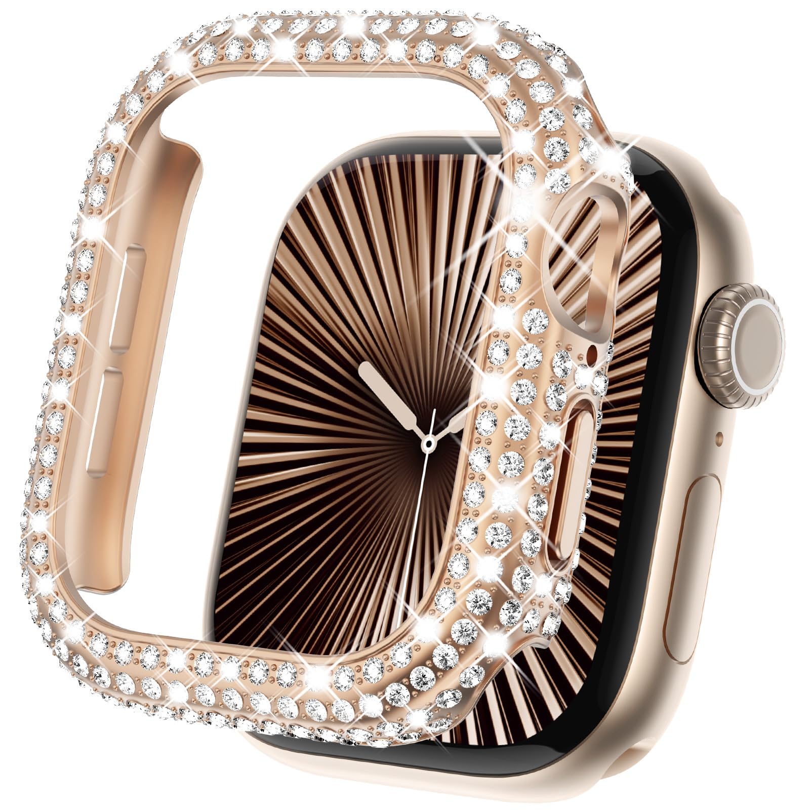 Coque Apple Watch 41mm évite rayures cadre strass antichoc - 8