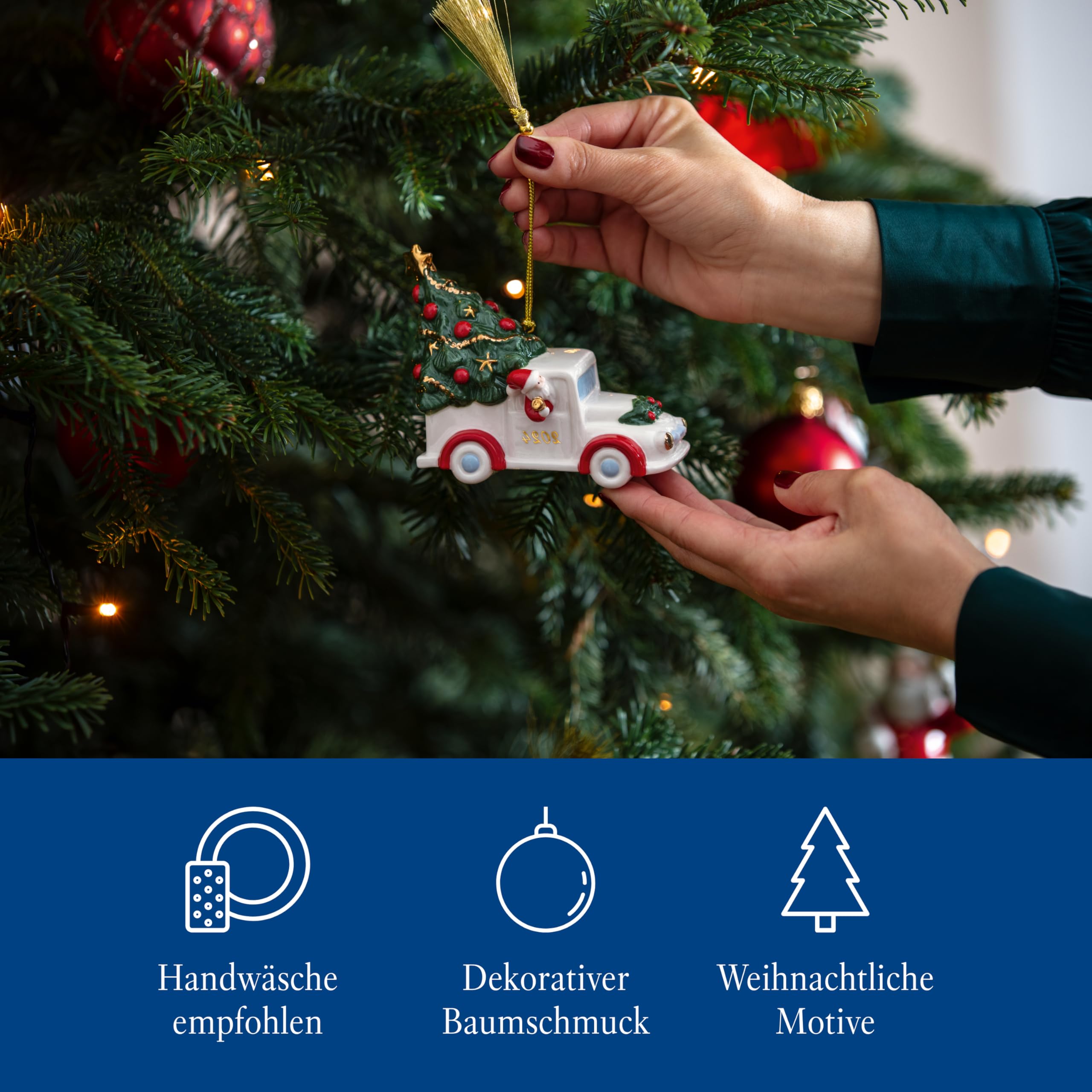 Villeroy & Boch Annual Ornaments décoration pour Le Sapin Gondole 7 cm