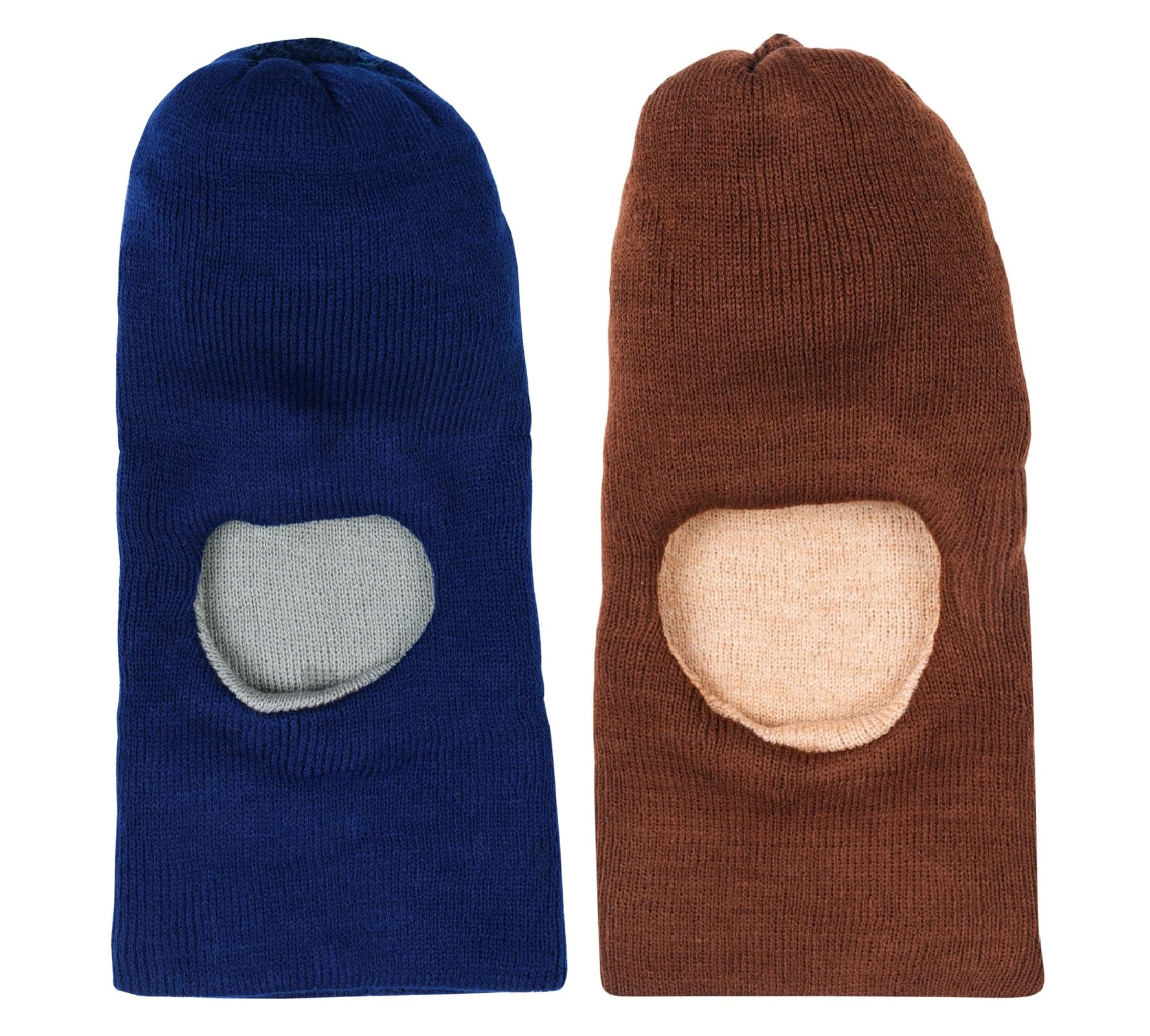 Kids Woolen Reversible Monkey Caps (Fit for Age 1-3 Years)-image-7