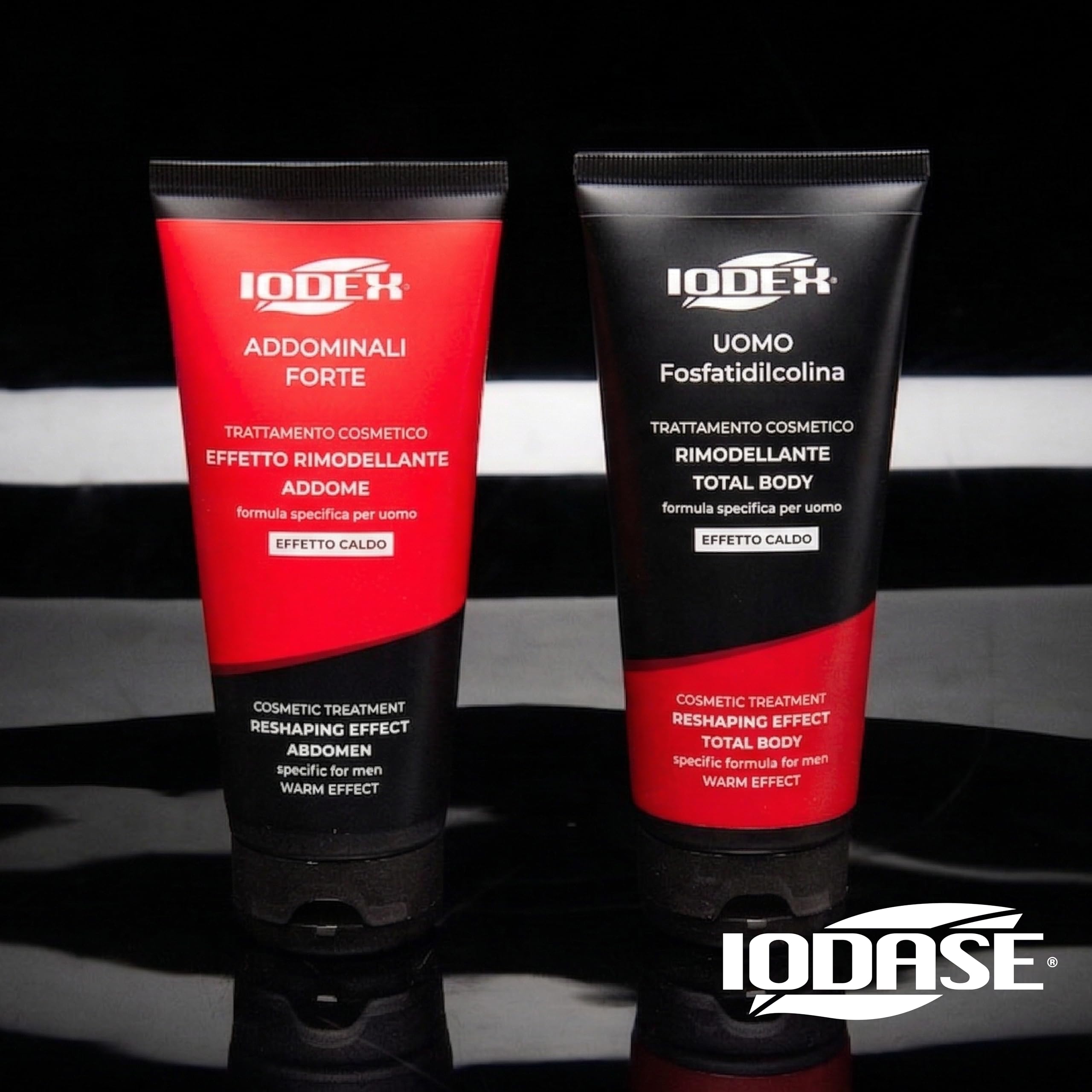 Iodase Iodex Uomo F Crema 200ml, Rimodellante e Tonificante Total Body con Fosfatidilcolina, Effetto Termogenico, Migliora Compattezza e Tonicità della Pelle Maschile, Dermatologicamente Testata
